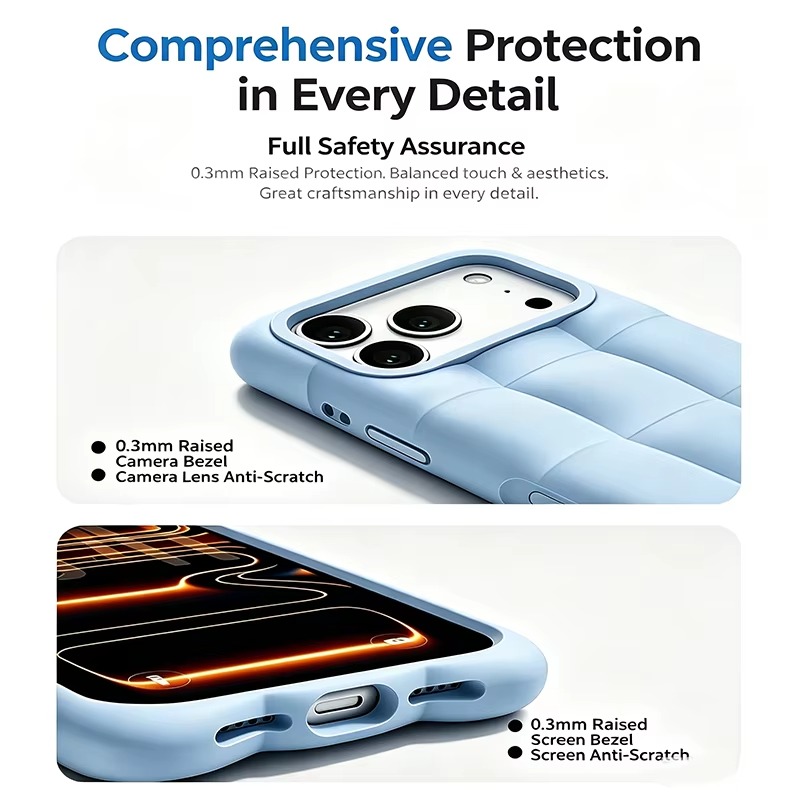 クリエイティブで可愛らしい3D雲模様の格子柄iPhoneケー - Phone Accessories Charms のレビューと価格
