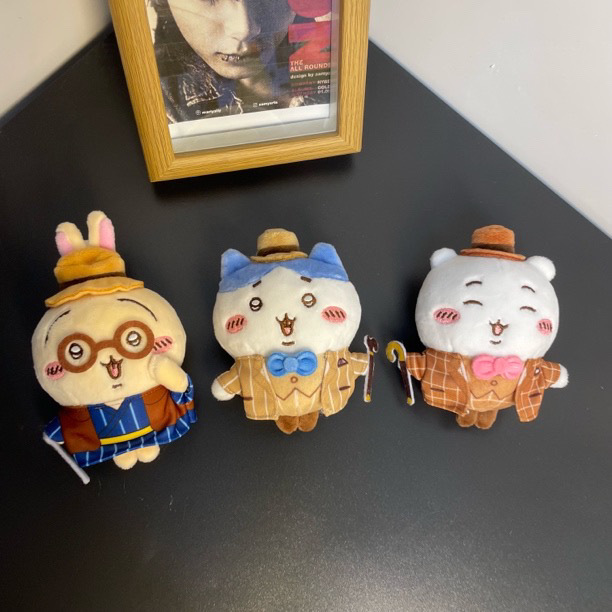 「はちわらうさぎ」のぬいぐるみキーホルダー、バッグチャーム。 - Phone Accessories Charms のレビューと価格