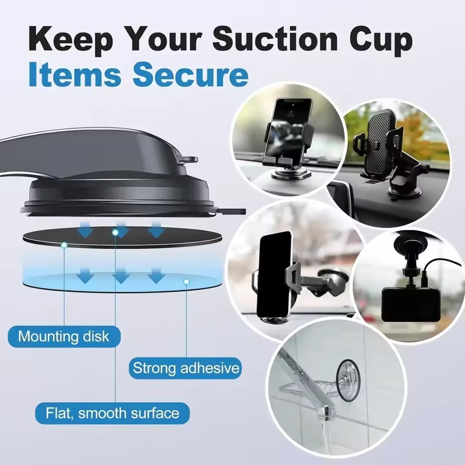 スマートフォン用ホルダー、ステッカー、ディスクパッド、ベース - Phone Accessories Holder Car のレビューと価格