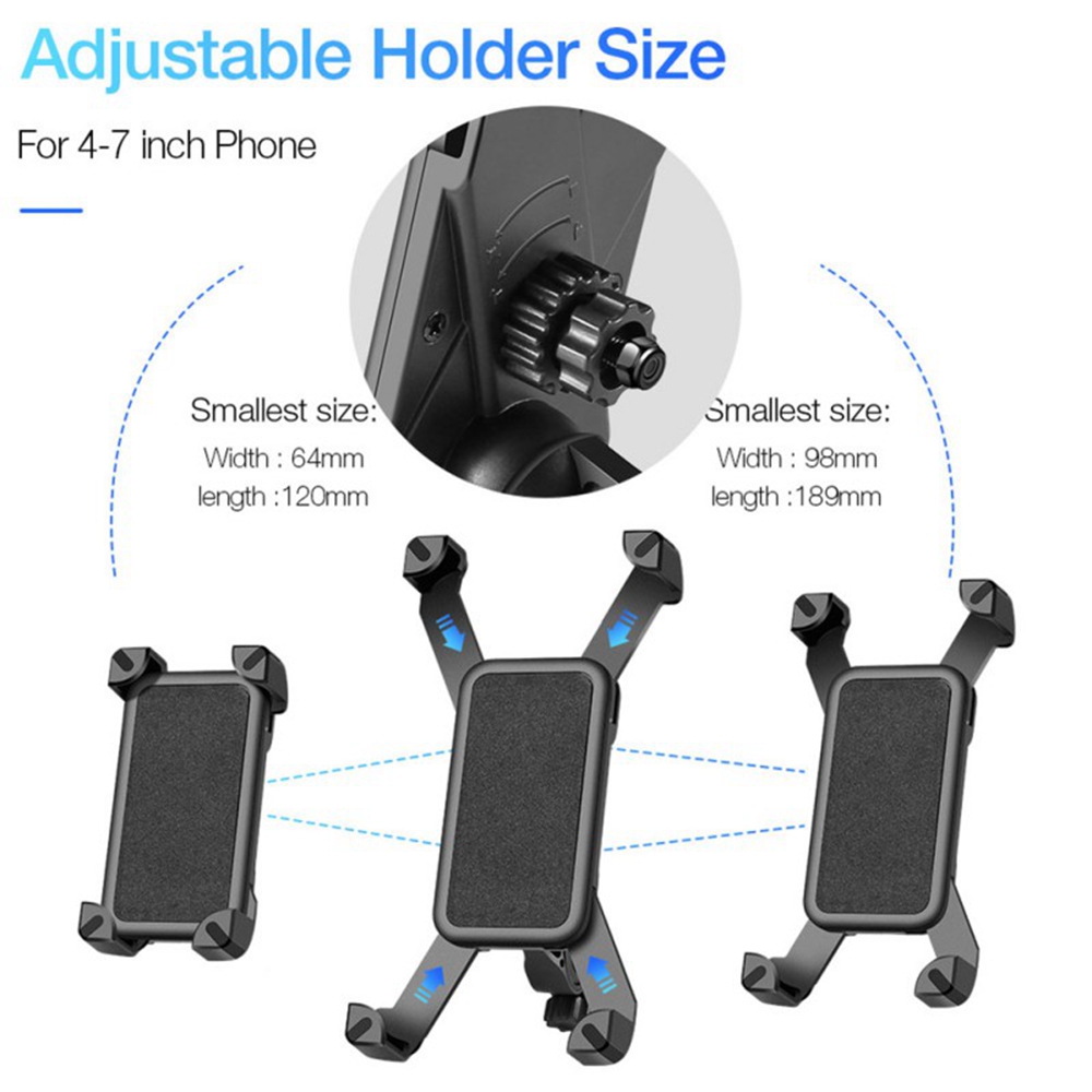 ユニバーサルバイク用携帯電話ホルダー 360度回転式 バイク - Phone Zone Accessories & Repair Photos のレビューと価格